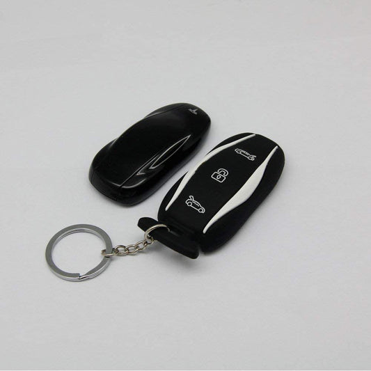 Premium Silicone Tesla Key Fob Cover | Embossed Buttons | Model S Design | Waterproof