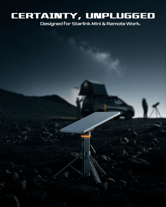 Portable Power Bank & Battery Pack for Starlink Mini | 51300mAh Battery Tripod Stand