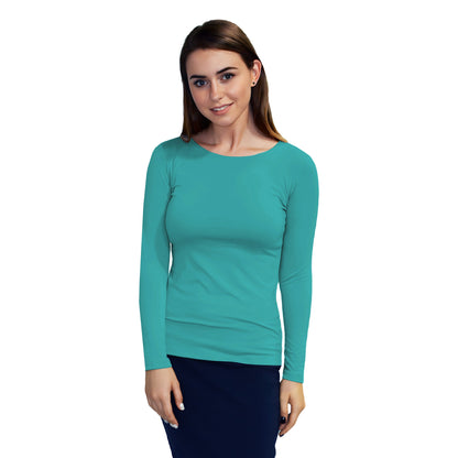 Essential Round-Neck Layering Top - Long Sleeve