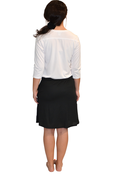 Modest Athletic Moisture-Wicking Performance Top with 3/4 Sleeves