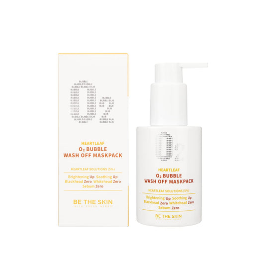 Be The Skin Heartleaf O2 Bubble Wash Off Mask Pack