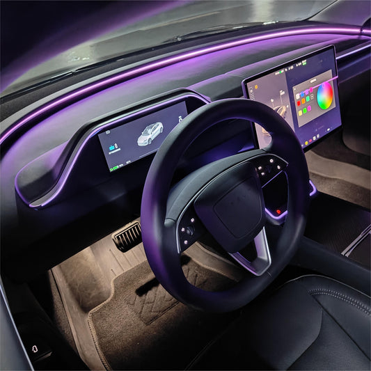 TESERY 8.9'' Dashboard Display with Ambient Lighting for Model 3 Highland / Model Y Juniper
