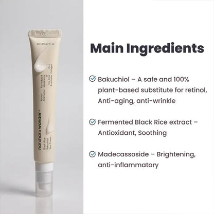 Haruharu Wonder Black Rice Bakuchiol Eye Cream