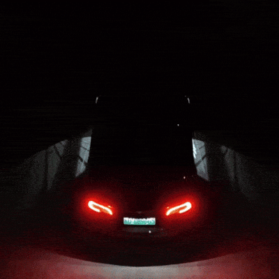Angel Wings Rearview Mirror Welcome Light for Model 3 Highland & Model Y Juniper | TESERY