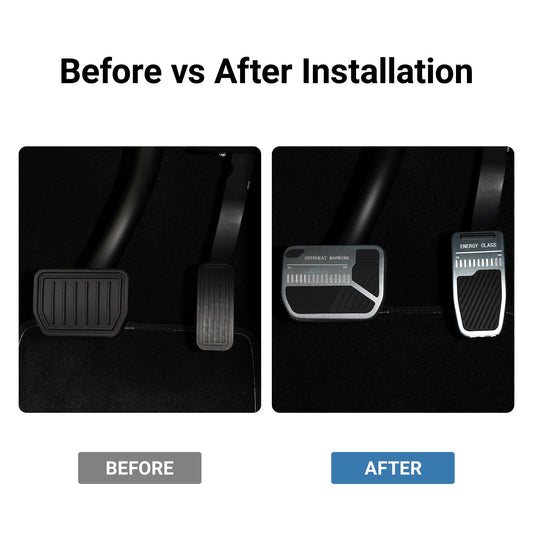 Anti-Slip Pedal Covers for Model 3/Y | 2-Piece Set | Aluminum
