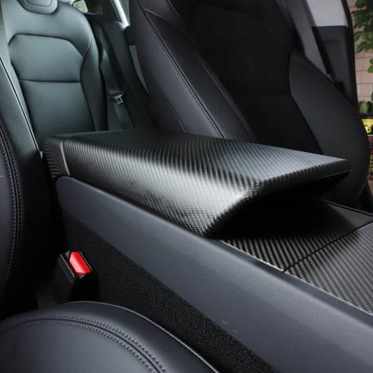 Carbon Fiber Armrest Cover For Model 3 Highland / Model Y Juniper