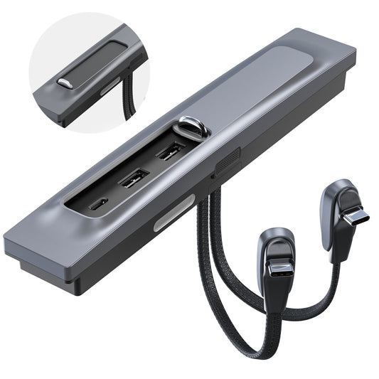 USB Hub for Model 3 / Model Y | LED Light | 27W Fast Charging
