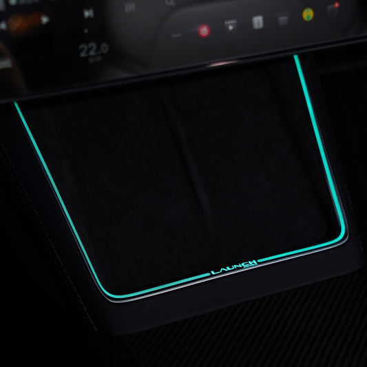 Laser-Carved Ambient Light for Model Y Juniper Wireless Charging Port | TESERY