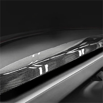 Real Dry Carbon Fiber Dash Cover Overlay for Model 3 Highalnd & New Model Y