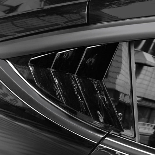 TESERY Rear Side Window Louvers Cover for Model Y | 3 Finishes | 2-Pack