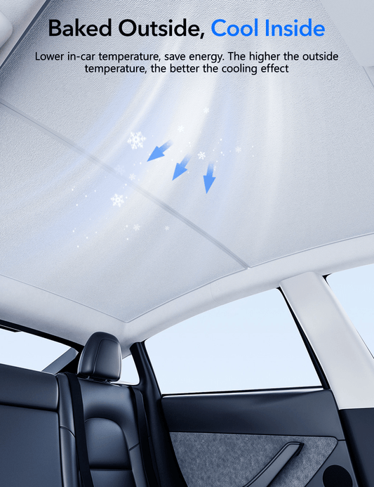 Glass Roof Sunshade for Tesla Model Y | TESERY