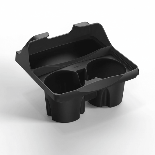 Silicone Center Console Cup Holder Insert for Model 3 & Model Y | Anti-Spill
