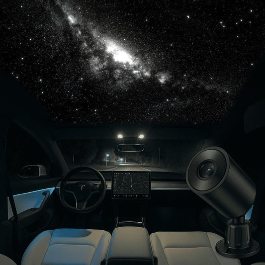 Starry Sky Sunroof Projector Ambient Lighting for Tesla丨 Galaxy Lighting Effect