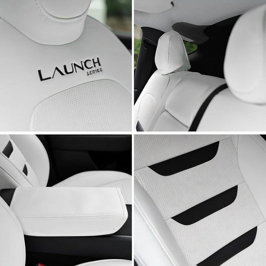 TESERY Nappa Leather Seat Covers for Tesla Model 3 & Model Y