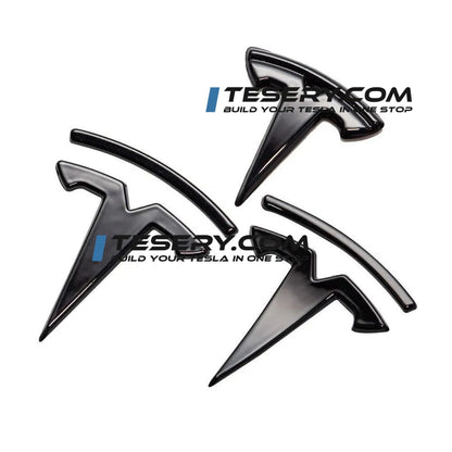 Tesla Logo "T" Emblem for Model 3 / Y (Set of 3)
