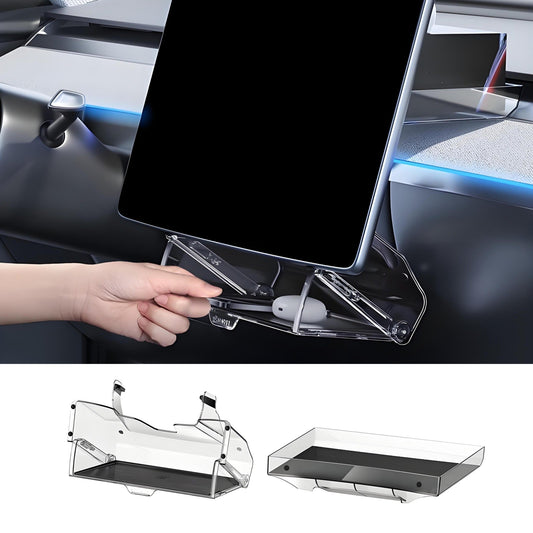Under Screen Storage Organizer for Model Y Juniper & Model 3 Highland | TESERY